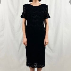 “Nina Piccalino” Classy Black Lace Dress.